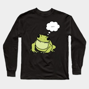 Head Empty Frog Long Sleeve T-Shirt